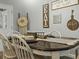 Cozy dining room table set for dinner with elegant tableware at 218 Mohican Cir, Summerville, SC 29483