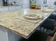 Granite countertop on kitchen island with seating at 218 Mohican Cir, Summerville, SC 29483