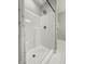 Modern white shower featuring a mounted shower head and curtain at 218 Mohican Cir, Summerville, SC 29483