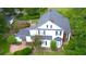 Aerial view of house and the beautiful backyard garden at 219 Rigby St, Reevesville, SC 29471