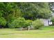 Lush green yard showcasing mature trees and landscaping at 219 Rigby St, Reevesville, SC 29471
