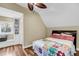 Cozy bedroom with a ceiling fan, recessed lighting, and a unique quilt design at 2224 Shoreline Dr, Johns Island, SC 29455