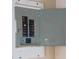 Image shows open breaker box with several breakers, labels, and handwriting at 2604 Highway 78, Dorchester, SC 29437