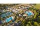 Breathtaking aerial of a community with pools, tennis courts, clubhouse, and picturesque surroundings at 2901 Eddy Dr, Mount Pleasant, SC 29466