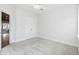 Clean spare bedroom with neutral carpeting, ceiling fan, and a window for natural light at 2901 Eddy Dr, Mount Pleasant, SC 29466
