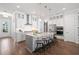 Spacious kitchen featuring a large island with seating, stainless steel appliances, and ample cabinetry at 2901 Eddy Dr, Mount Pleasant, SC 29466