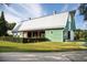 Beautiful green barn on a clear day at 295 Citrus Dr, Summerville, SC 29486