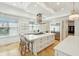 A well-appointed kitchen with an island, stainless appliances, and eat-in counter seating at 3 Cross Ln, Isle of Palms, SC 29451