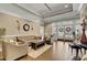 Lounge with comfortable seating, modern decor, and views of the community at 4218 Club Course Dr, North Charleston, SC 29420