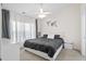 Bright bedroom with a ceiling fan and lots of natural light from the window at 5024 Blair Rd, Summerville, SC 29483