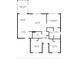 Floor plan of the home showing layout of rooms and dimensions at 5024 Blair Rd, Summerville, SC 29483