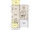 Open concept floor plan featuring a modern kitchen, study and main bedroom suite on the main level at 615 Cottage Landing Dr, Summerville, SC 29485