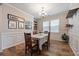 Formal dining room with elegant decor, perfect for hosting gatherings and Gathering meals at 707 Redbud Ln, Summerville, SC 29486