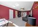 Spacious carpeted living room is perfect for gaming and relaxing at 707 Redbud Ln, Summerville, SC 29486