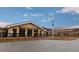 Exterior view of Cane Bay Middle School with an American flag at 707 Redbud Ln, Summerville, SC 29486