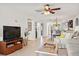 Open-concept living space with a seamless flow into the dining and kitchen areas at 76 Mariners Cay Dr, Folly Beach, SC 29439