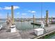 Beautiful marina featuring multiple boats docked on a sunny day at 76 Mariners Cay Dr, Folly Beach, SC 29439