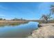 Scenic water view showcasing a tranquil waterway bordered by native vegetation, trees, and the sky at 824 Forrest Dr, Charleston, SC 29492