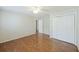 Bedroom with hardwood floors and spacious closet at 100 Lakeview Dr, Summerville, SC 29485