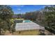 Aerial view of community pool, tennis courts, and picnic area at 100 Lakeview Dr, Summerville, SC 29485