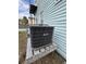 Exterior image of the HVAC system on the side of the house at 101 Queen St, Charleston, SC 29401