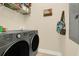 Practical laundry area equipped with a modern washer and dryer at 1025 Riverland Woods Pl # 116, Charleston, SC 29412