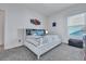 Bright bedroom with a white storage bed and a window that brings in natural light at 107 Willett Ln, Summerville, SC 29486