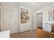 Charming bedroom featuring built-in shelving and a neutral color palette at 108 Rose Ln, Mount Pleasant, SC 29464