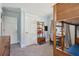 Bedroom featuring a bunk bed and a desk and shelving for studying at 108 Rose Ln, Mount Pleasant, SC 29464