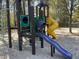 Residents enjoy a safe and fun playground with slide, tunnel, climbing structure, and swings at 109 Buckingham Ave, Summerville, SC 29485