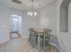 Inviting dining space adjacent to the front entrance, featuring neutral decor at 118 Lamplighter Ln, Summerville, SC 29486
