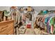 Walk-in closet with shelves and clothes racks for optimal storage at 131 Swaying Palm Dr, Summerville, SC 29485