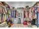 Walk-in closet featuring ample shelving and hanging storage for clothes and accessories at 131 Swaying Palm Dr, Summerville, SC 29485