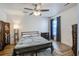 Bedroom featuring a bed, wooden accents and natural light from the window at 156 Woodward Rd, Goose Creek, SC 29445