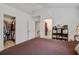 This bedroom features a walk-in closet, ensuite bathroom, vaulted ceilings and a decorative storage unit at 158 Spencer Cir, Summerville, SC 29485