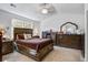 Comfortable bedroom showcasing a ceiling fan, and a coordinating bedroom furniture set at 158 Spencer Cir, Summerville, SC 29485