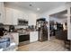 Well-equipped kitchen featuring stainless steel appliances, modern cabinetry, and durable countertops at 158 Spencer Cir, Summerville, SC 29485