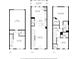 Detailed floor plan showcasing the layout of a multi-story home, including room dimensions and spatial relationships at 1587 Bluewater Way, Charleston, SC 29414