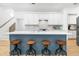 Modern kitchen featuring a center island with bar seating and stainless steel appliances at 171 Cartright St, Charleston, SC 29492