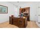 Sophisticated home office featuring a large wooden desk and ample storage at 171 Cartright St, Charleston, SC 29492
