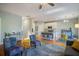 Spacious living area showcasing an open layout with seating and a kitchen view at 1926 Grimball Rd, Charleston, SC 29412
