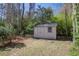 A well-maintained shed in the backyard provides convenient storage space for tools and equipment at 1926 Grimball Rd, Charleston, SC 29412