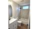 Bathroom featuring a vanity with black fixtures and tub at 212 Regent St, Summerville, SC 29483