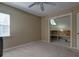 Bedroom featuring carpet with neutral paint and access to an unfinished attic space at 2612 Morning Dove Ln, Charleston, SC 29414