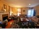 Inviting living room with a fireplace and ample seating at 306 Perry Rd, Walterboro, SC 29488