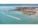 Beautiful aerial view showing the Charleston coastline, city, and recreational boating at 32 Prioleau St # N, Charleston, SC 29401