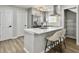 Bright kitchen with stainless steel appliances, breakfast bar, and an open design at 33 Athens Ct, Charleston, SC 29403