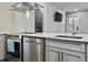 Modern kitchen featuring stainless steel appliances, white subway tile, and a breakfast bar at 33 Athens Ct, Charleston, SC 29403