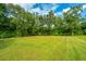 A large, well-maintained backyard is surrounded by mature trees at 3596 Walter Drive Dr, Johns Island, SC 29455