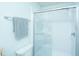 Stylish bathroom featuring a modern glass-enclosed shower, a neutral palette, and pristine fixtures at 425 Verbena Ave, Summerville, SC 29483